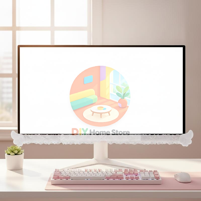 Setup Desk Monitor - Hiasan Monitor Berbentuk Sayap Malaikat Berbahan