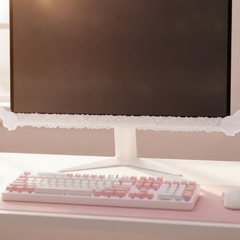 Hiasan Monitor Berbentuk Sayap - Setup Desk Monitor ulasan dan harga