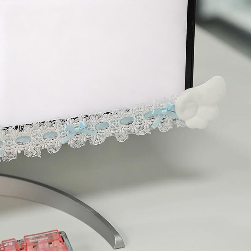Hiasan Monitor Berbentuk Sayap - Setup Desk Monitor ulasan dan harga