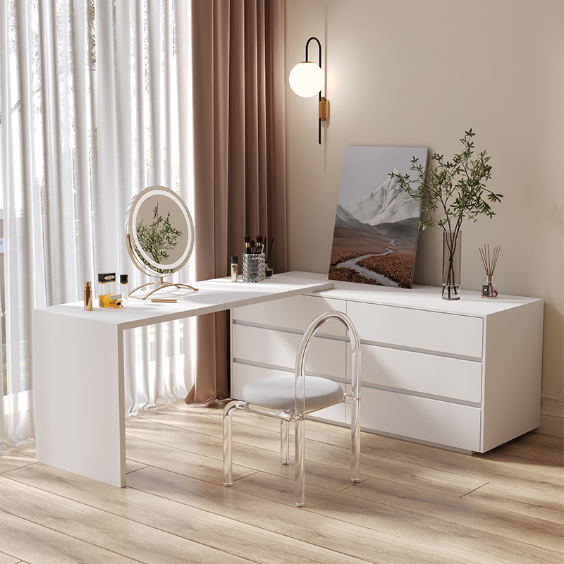 Meja Rias, Meja Komputer Kanto - Desk Setup L Shaped ulasan dan harga