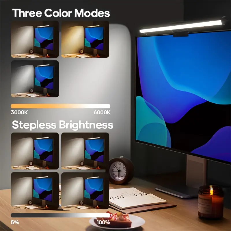 Lampu Bar Monitor RGB, Lampu M - Desk Setup Lamp ulasan dan harga