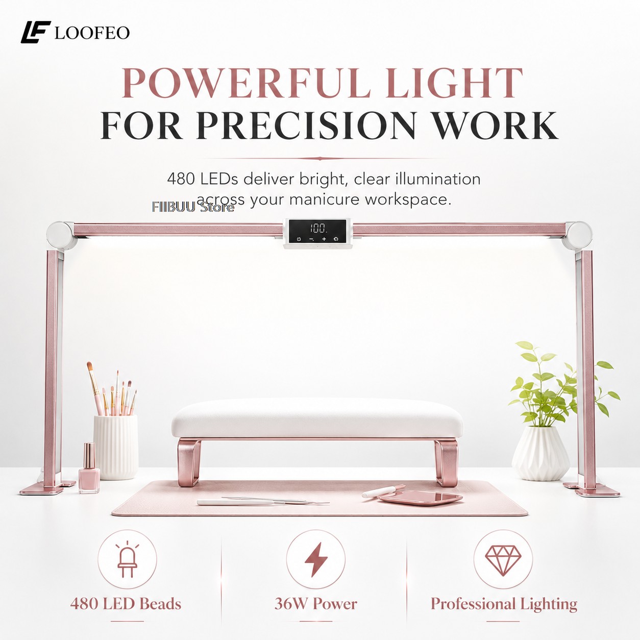 Lampu Meja LED Profesional unt - Desk Setup Lamp ulasan dan harga