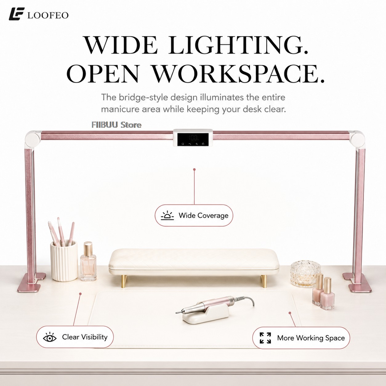 Lampu Meja LED Profesional unt - Desk Setup Lamp ulasan dan harga