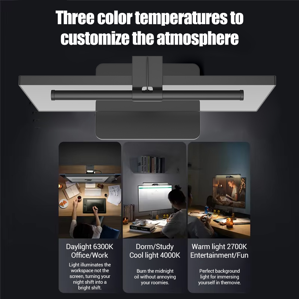Wiscolor Monitor Layar LED Lam - Desk Setup Lamp ulasan dan harga