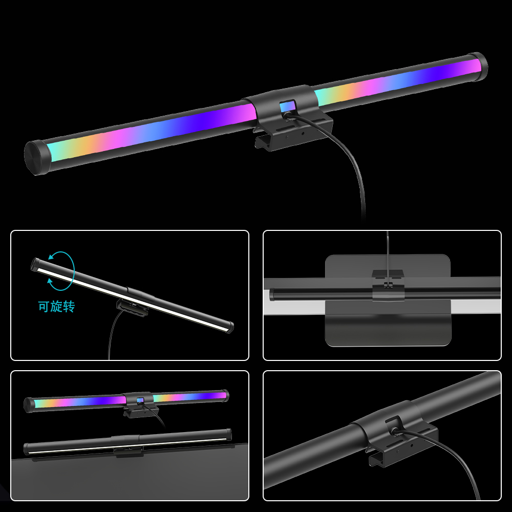 Lampu LED yang Dapat Diredupka - Setup Desk Monitor ulasan dan harga